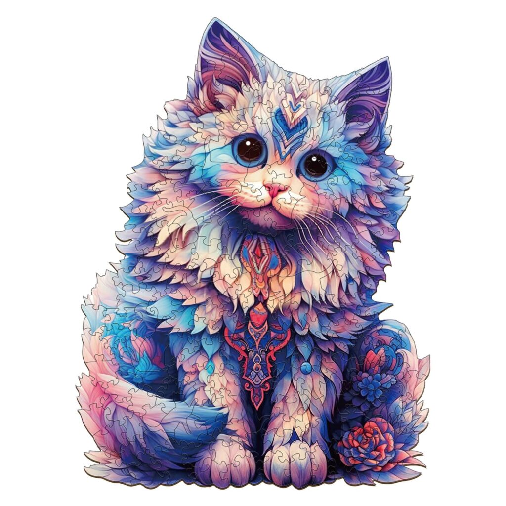 Wooden Jigsaw Puzzle – Cute Ragdoll Cat