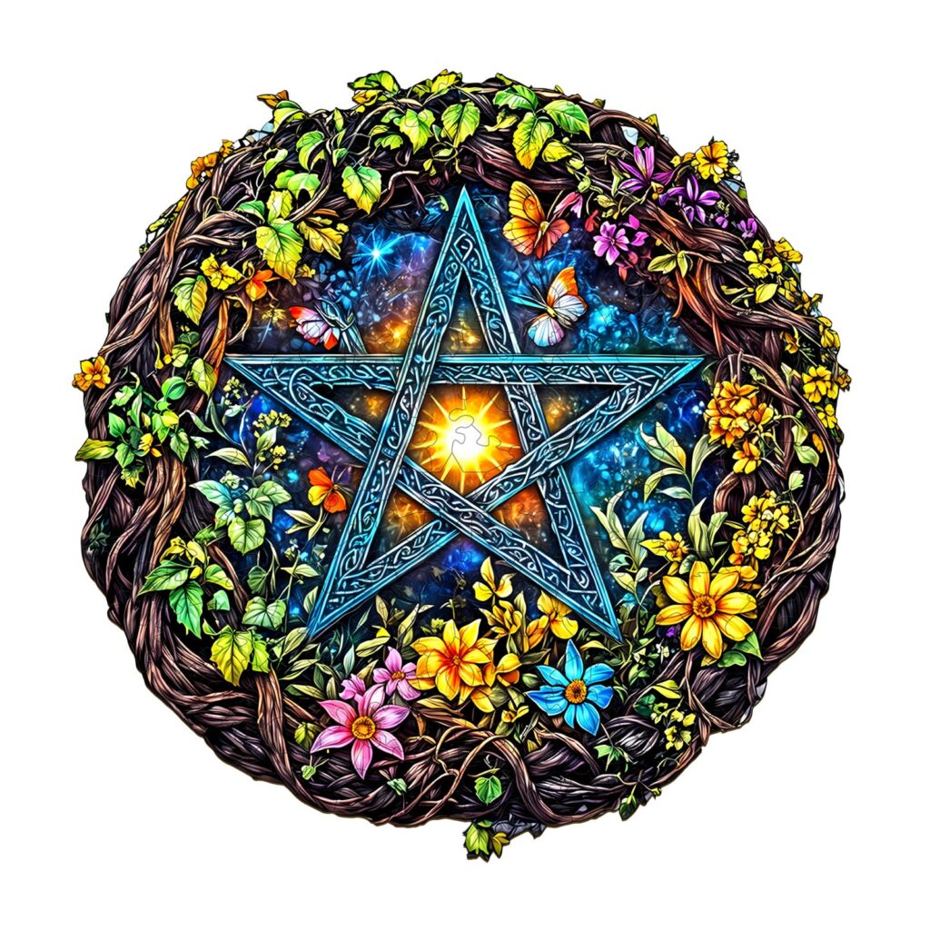 Wooden Jigsaw Puzzle – Natural Starburst