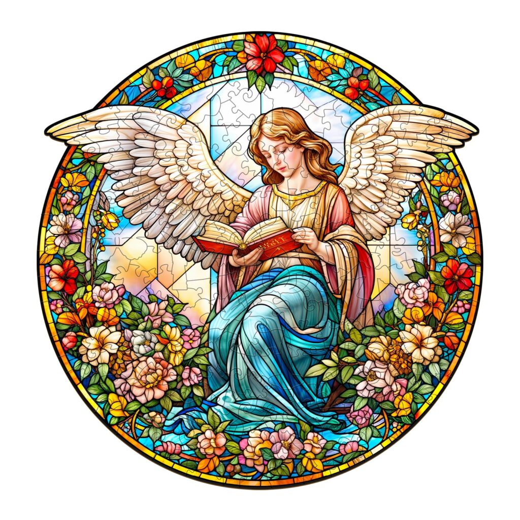 Wooden Jigsaw Puzzle – Angelic Garden